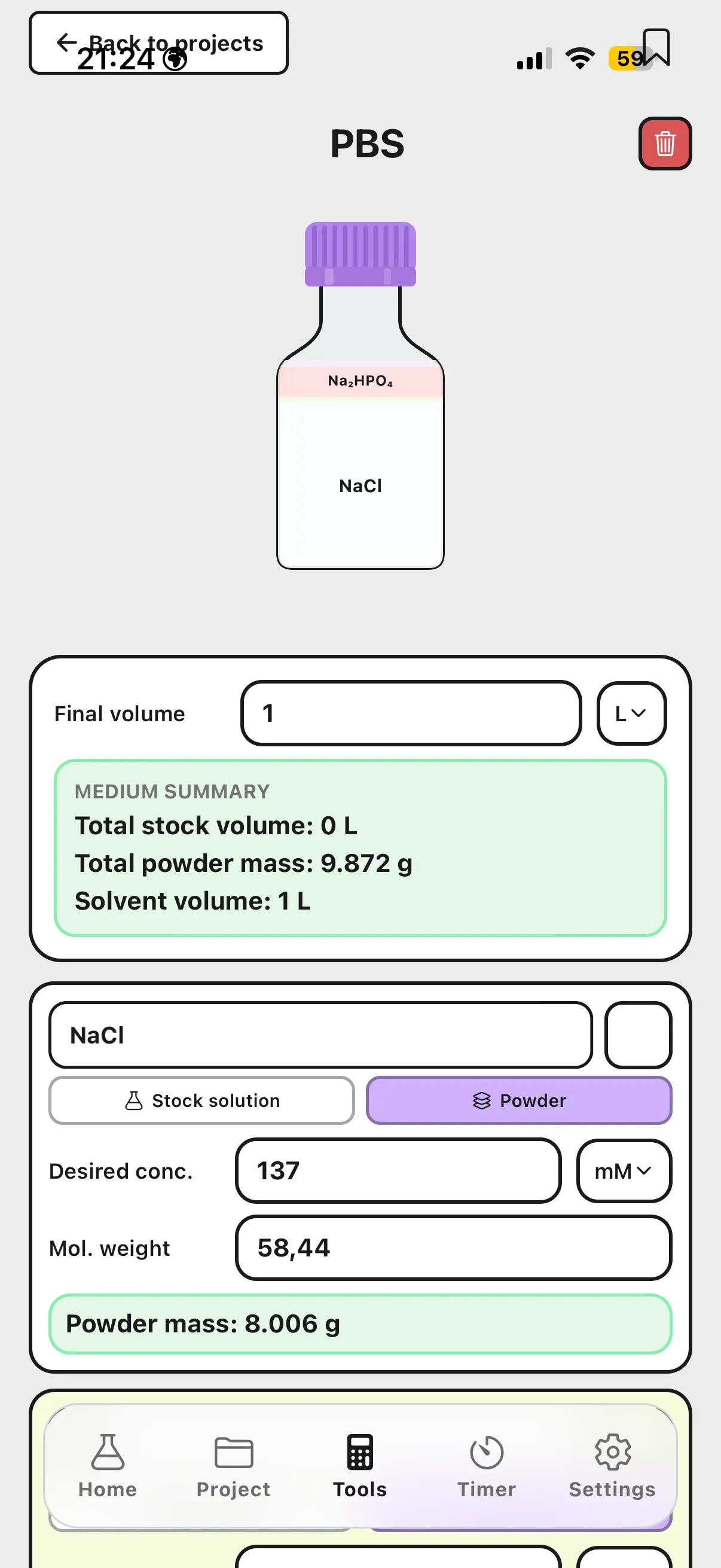 Lab Laps app screenshot